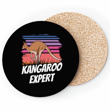 Discover Kangaroo Expert Australia Lover Kangaroos Animal Coasters