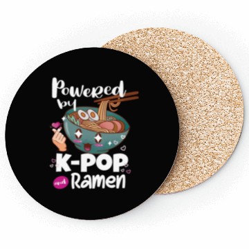 Discover Powered By Kpop And Ramen Coasters