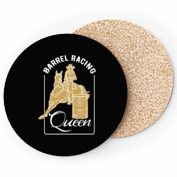 Discover Barrel Racing Queen Coasters