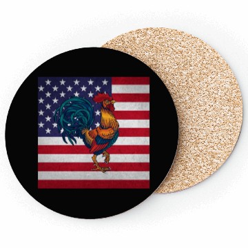 Discover Rooster Cock Coasters
