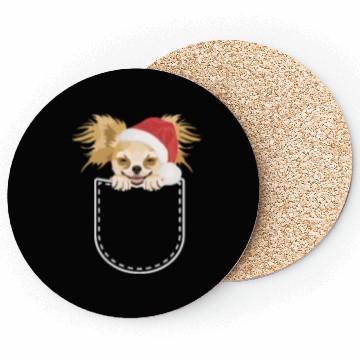 Discover Chihuahua Merry Christmas Coasters