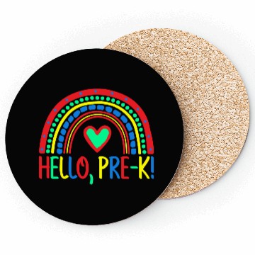 Discover Hello Preschool Teacher First Day Funny Back To Sc Coasters