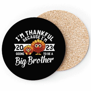 Discover Big Brother 2023 Baby Thanksgiving Turkey Boys Coasters