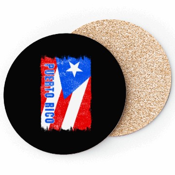 Discover Puerto Rico flag Coasters