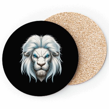 Discover Lion, White Lion Coasters