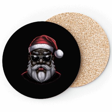 Discover Black Santa, African American Santa Claus Coasters