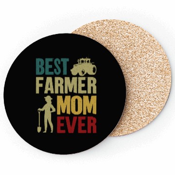 Discover Farming Farmer Mom Mother Vintage Coasters
