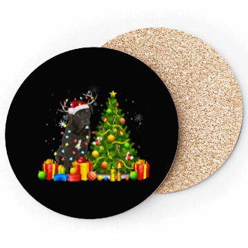Discover Cane Corso Christmas Dog Lover Xmas Santa Coasters