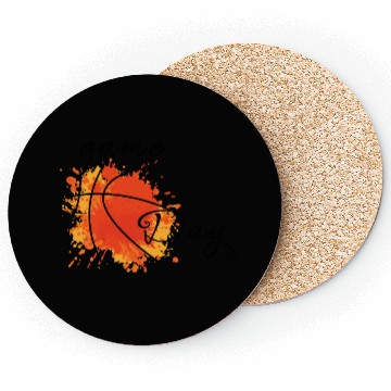 Discover Game Day Basketball Lightning Bolt Coasters