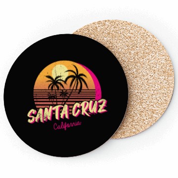 Discover Retro Santa Cruz California Coasters