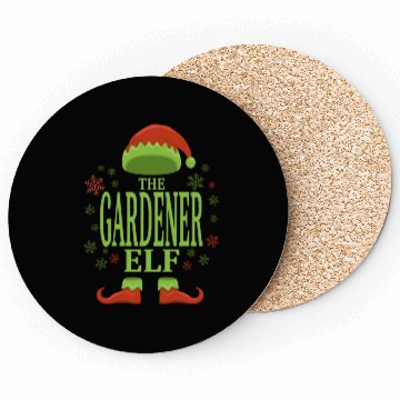 Discover Gardener Christmas Elf Coasters