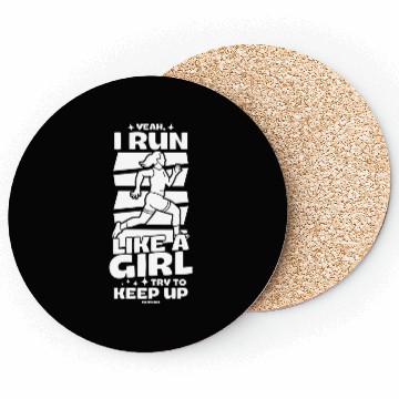 Discover Run jogging sport race training gift Coasters