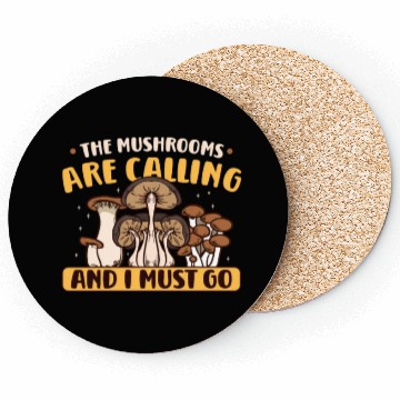Discover Morels Mushroom Picker Mushroom Farmer Mushroom Coasters