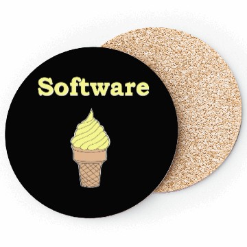 Discover Software Vanilla Ice Cream Coasters