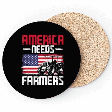 Discover Farming Farmer Vintage Tractor Us Coasters