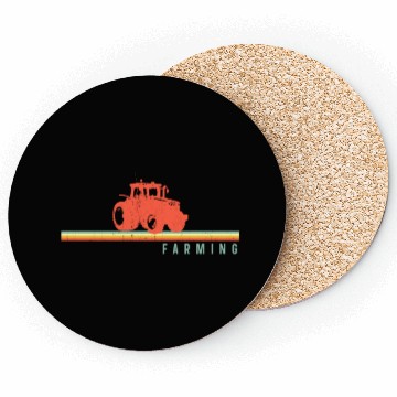 Discover Farming Farmer Retro Vintage Coasters