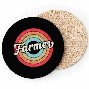 Discover Farming Farmer Retro Vintage Coasters