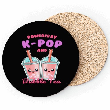 Discover Powered By K POP And Bubble Tea Coasters
