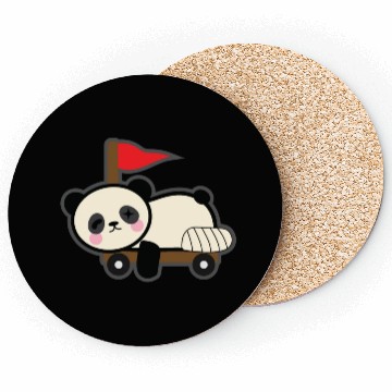 Discover Disabled Panda Kawaii Coasters