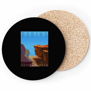 Discover Adventure Grand Canyon cool design Coasters
