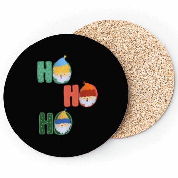 Discover Mini Santas Ho Ho Ho Coasters