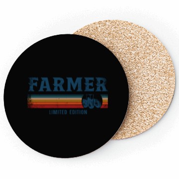 Discover Farming Farmer Retro Vintage Coasters