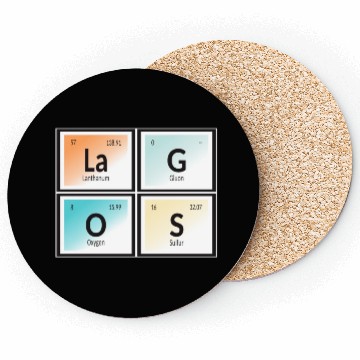 Discover Lagos | Periodic Table of Elements Coasters