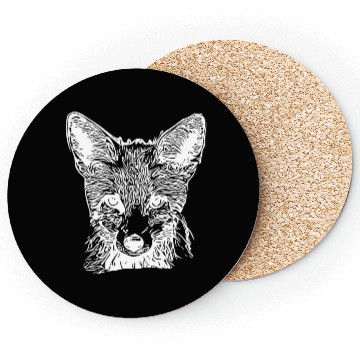 Discover Cute Cub Drawing Coasters