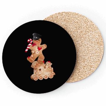 Discover Gingerbread man as engine driver on the locomotive Coasters