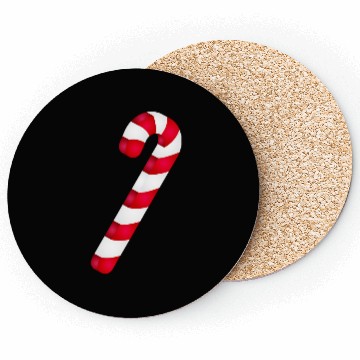 Discover Candy cane for the sweet Christmas time Coasters