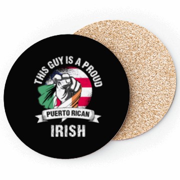 Discover Puerto Rico Flag Ireland Grown Men Boys Guy Coasters