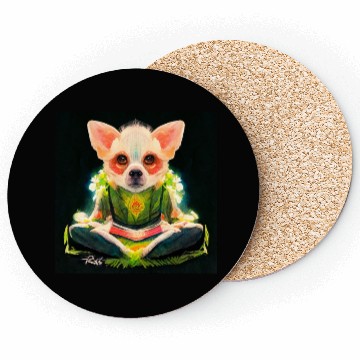 Discover buddhist chihuahua Coasters