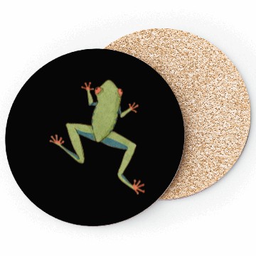 Discover Agalychnis Callidryas Red Eyed Tree Frog Coasters