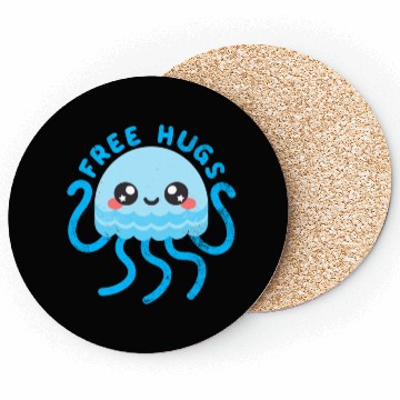 Discover Jellyfish free hugs Coasters