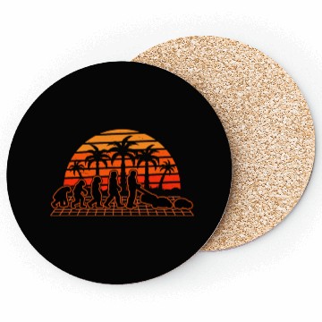 Discover Robotic Lawnmower Evolution Retro Coasters