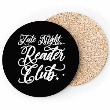 Discover Late Night Reader Club Coasters