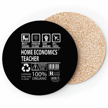 Discover Home Economics Teacher Coasters - Multitasking Job