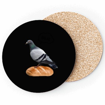 Discover Pigeon the bread lover Coasters