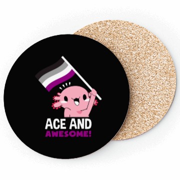 Discover Asexual Axolotl Coasters