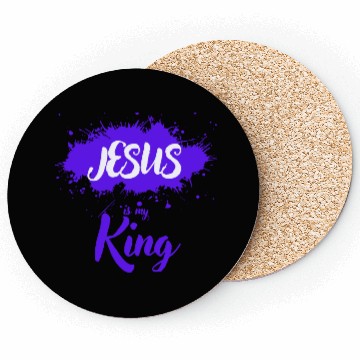 Discover JESUS is my King Coasters