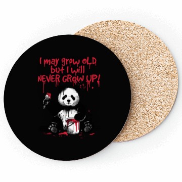 Discover Panda never grow up Coasters