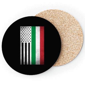 Discover Italy Design for proud Italian Americans Coasters