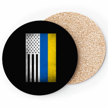 Discover Ukraine Design for proud Ukrainian Americans Coasters