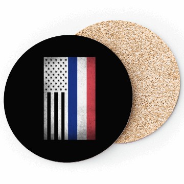 Discover France Design for proud French Americans Coasters