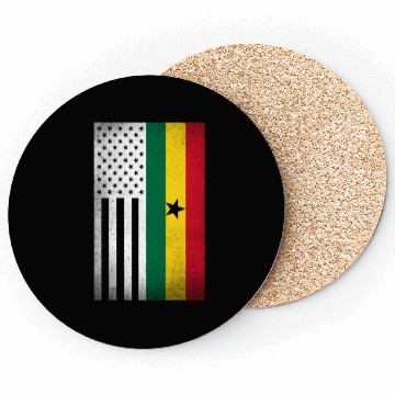 Discover Ghana Design for proud Ghanaian Americans Coasters