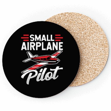 Discover Small Airplane Pilot Private Aircraft Coasters