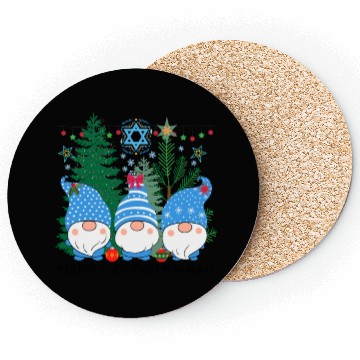 Discover Merry Christmukkah, Jewish Christmas, Hanukkah Coasters