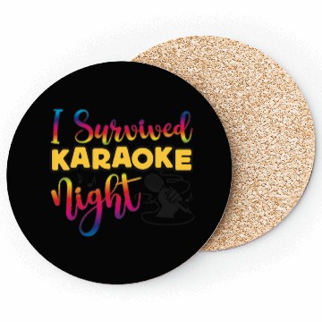 Discover Karaoke Singer 80s Retro I Coasters