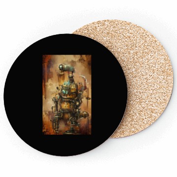 Discover Rusty robot Coasters