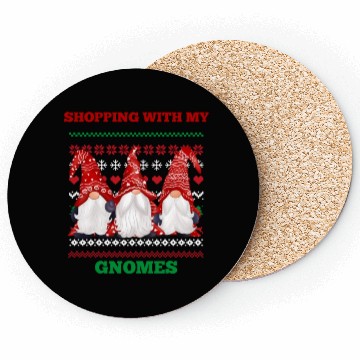 Discover Shopping with my gnomes Coasters